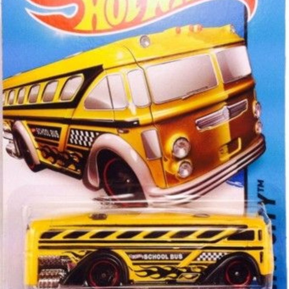 2000 Hot Wheels Mattel Surfin School Bus
